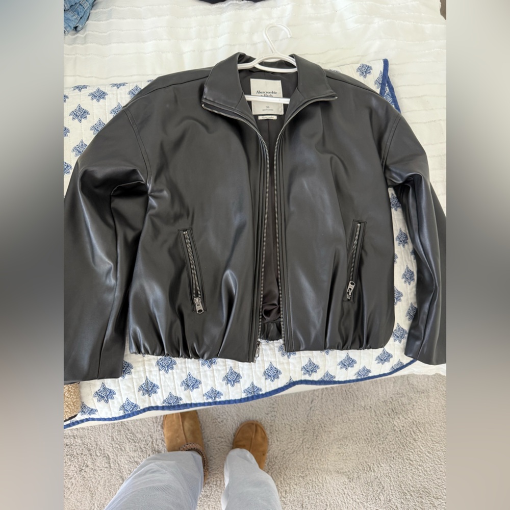 Abercrombie Vegan Leather Jacket